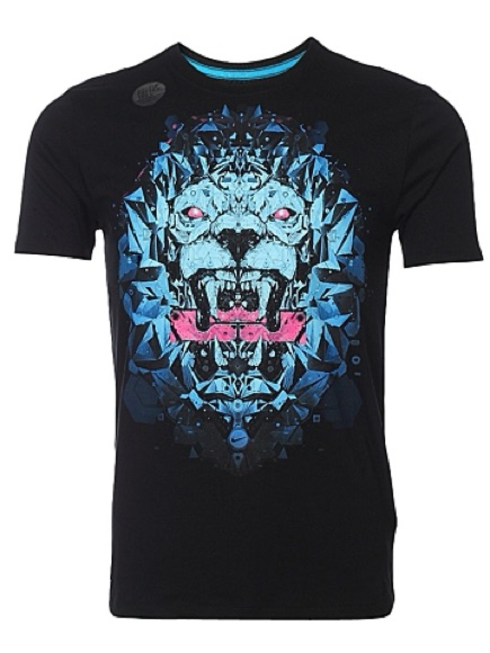 Nike LeBron Drifit Black Graphic Lion Print kids shirt